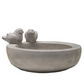 Leia Bird Bath Round Cement Figurine