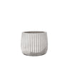 Cement Round Pot Distressed Concrete Finish