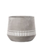 Talia Cement Tribal Round Pot