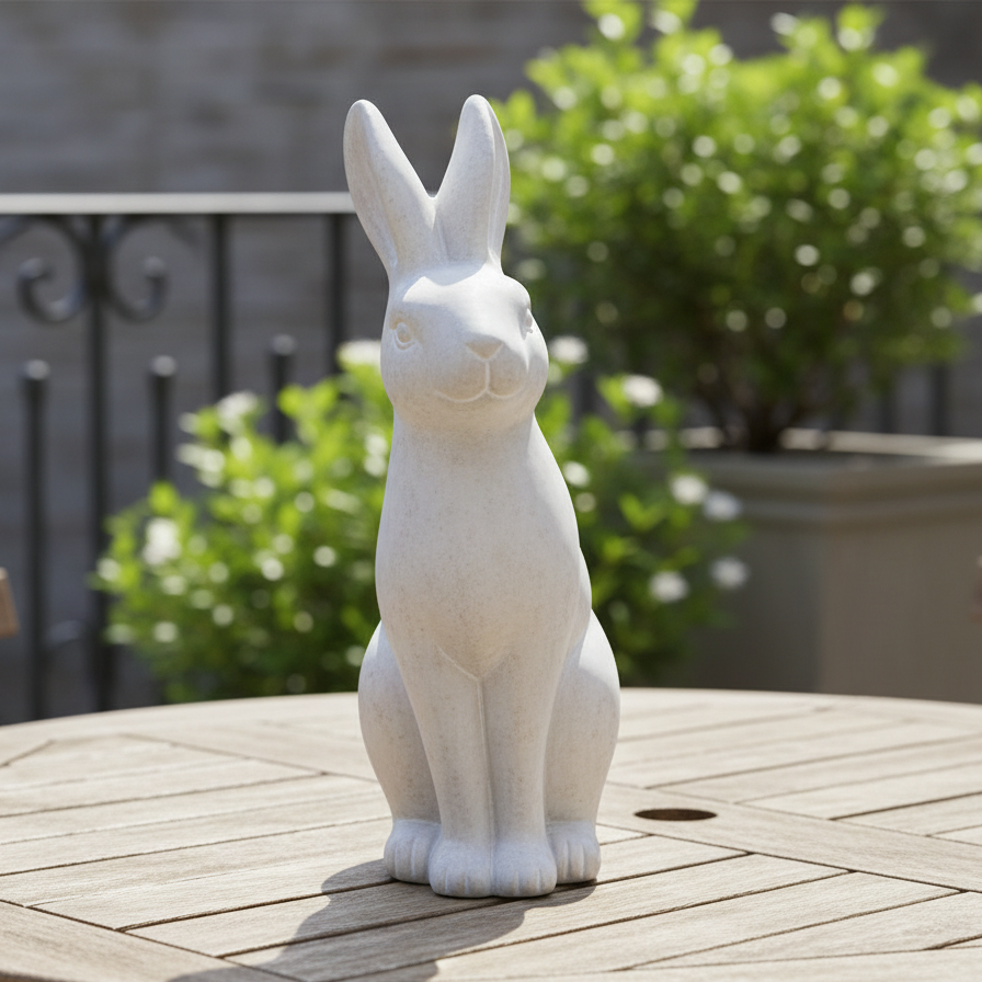 Marix Distressed Terracotta Rabbit Figurine