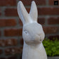 Terracotta Sitting Rabbit Figurine Distressed Finish Gray-13.75"H