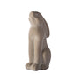 Terracotta Sitting Rabbit Figurine Shiny Finish