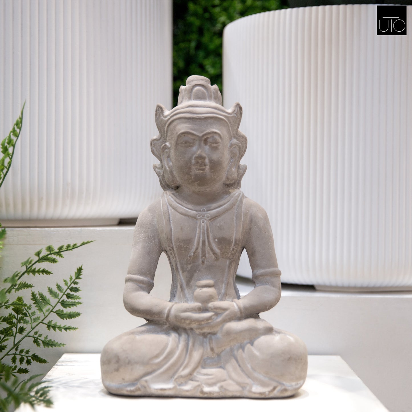Dhyana Mudra Royal Meditating Buddha Figurine