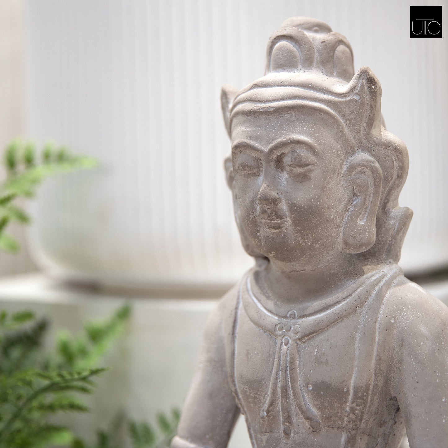 Dhyana Mudra Royal Meditating Buddha Figurine