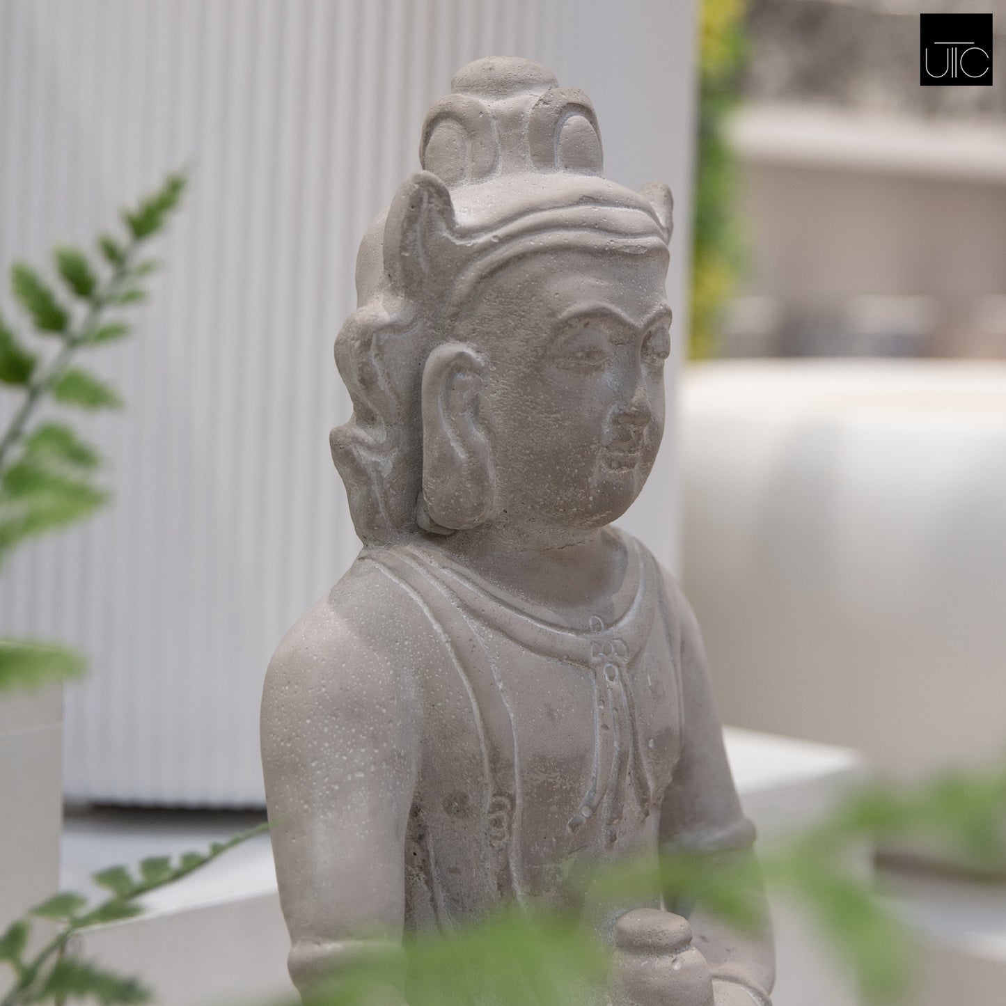 Dhyana Mudra Royal Meditating Buddha Figurine