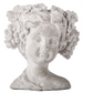 Havanah Distressed Cement Child Head Pot