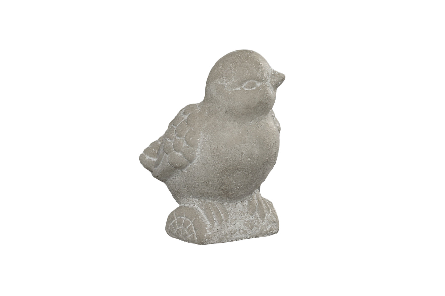 Cement Bird Gray-8.50"H