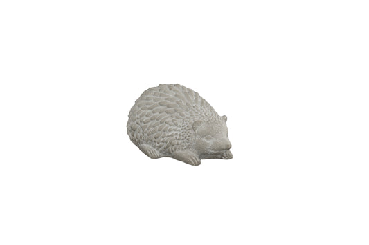Cement Hedgehog Gray-3.75"H