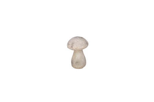 Terracotta Mushroom Figurine Grey