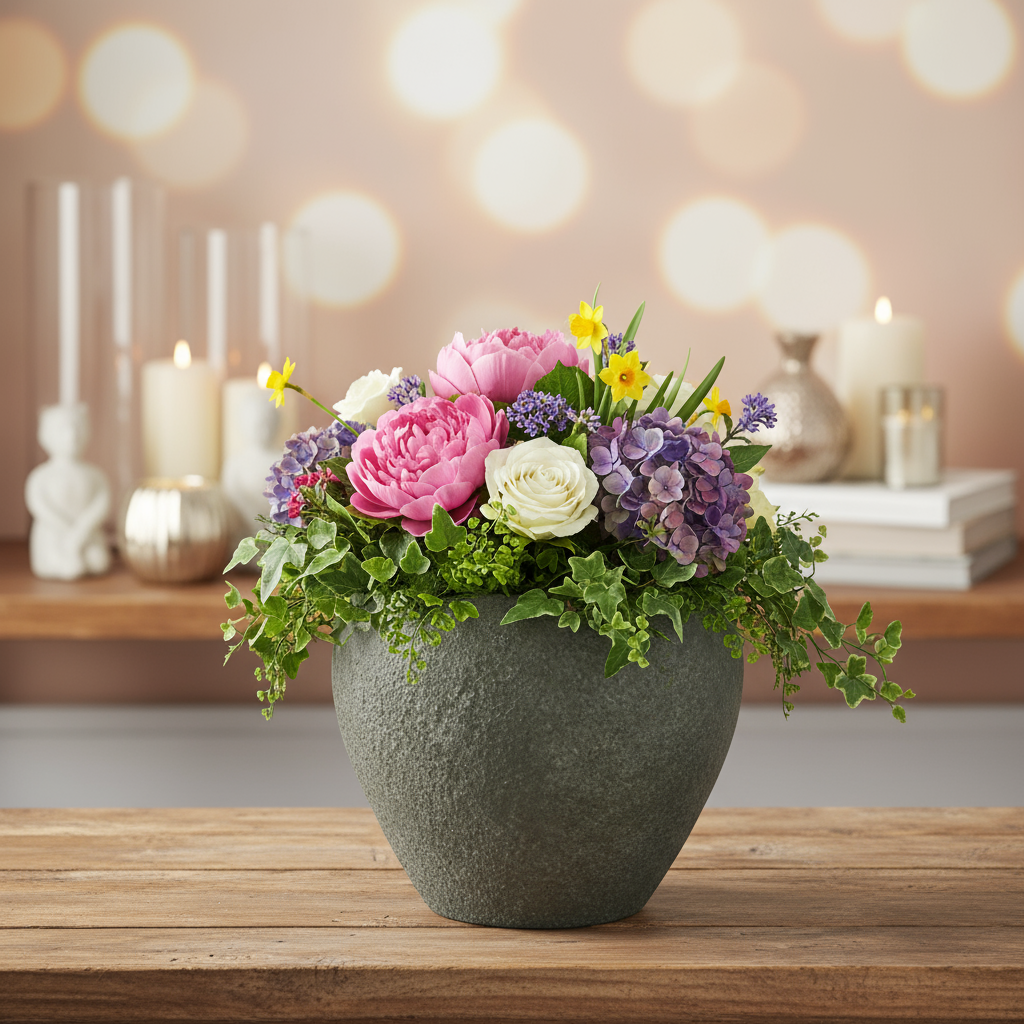 Anouk Terracotta Round Pot