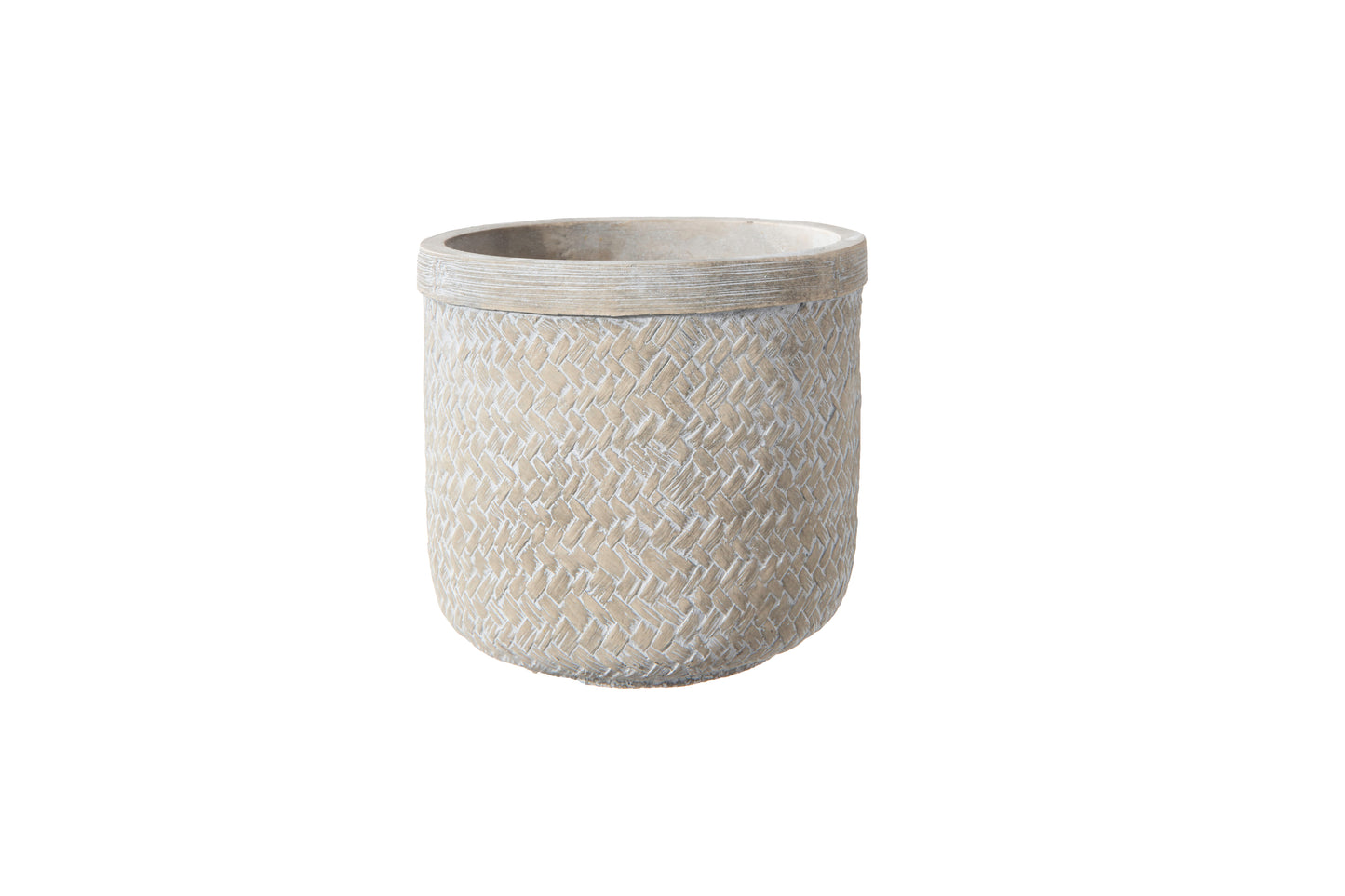 Terracotta Round Pot Washed Finish-6.25"H