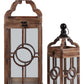 Briselle Square Wood Lanterns