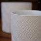 Ceramic Pot Matte Finish White-5"H -86