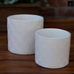 Ceramic Pot Matte Finish White-5"H -86