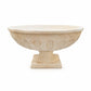 Cement Fluted Petal Wide Bowl