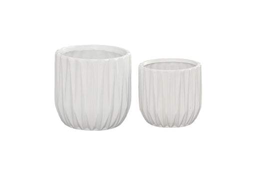 Ceramic Pot Matte Finish-6"H