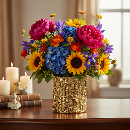 Kelly Ceramic Round Bottle Vase