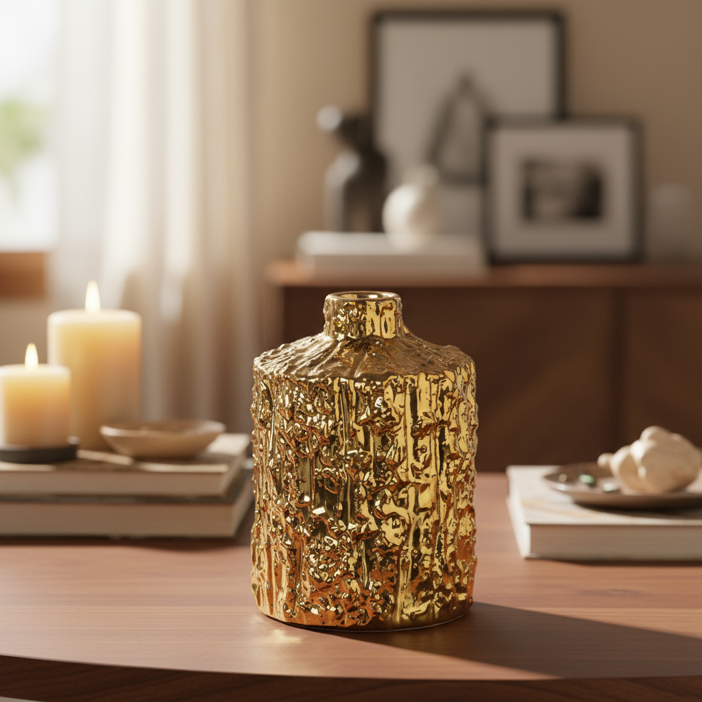 Kelly Ceramic Round Bottle Vase