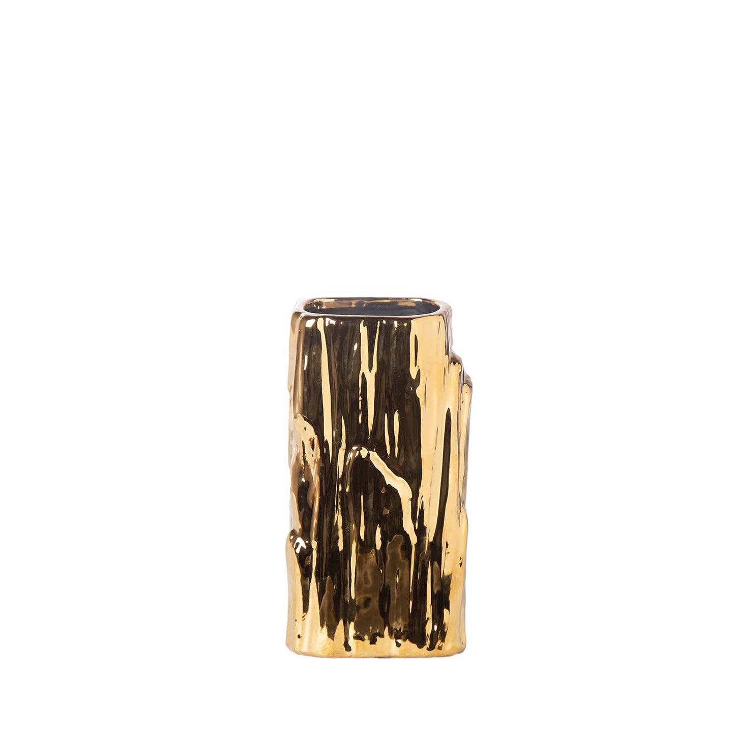 Sabine Ceramic Round Embossed Abstract Vase