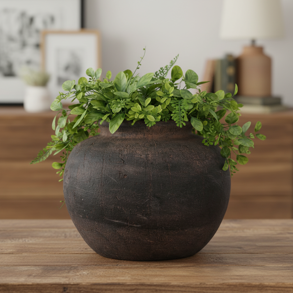 Eliz Terracotta Decorative Pot