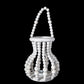 Wood Round Bellied Lantern Washed Finish