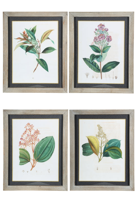 Wood Rectangle Wall Art Painted Finish Beige-19.75"H