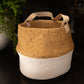 Terracotta Round Pot Painted Finish Brown