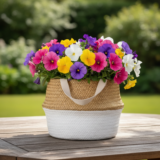 Brennan Round Terracotta Pot with Handle