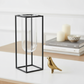 Wexler Coated Finish Square Metal Vase