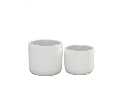 Ceramic Round Pot Gloss Finish