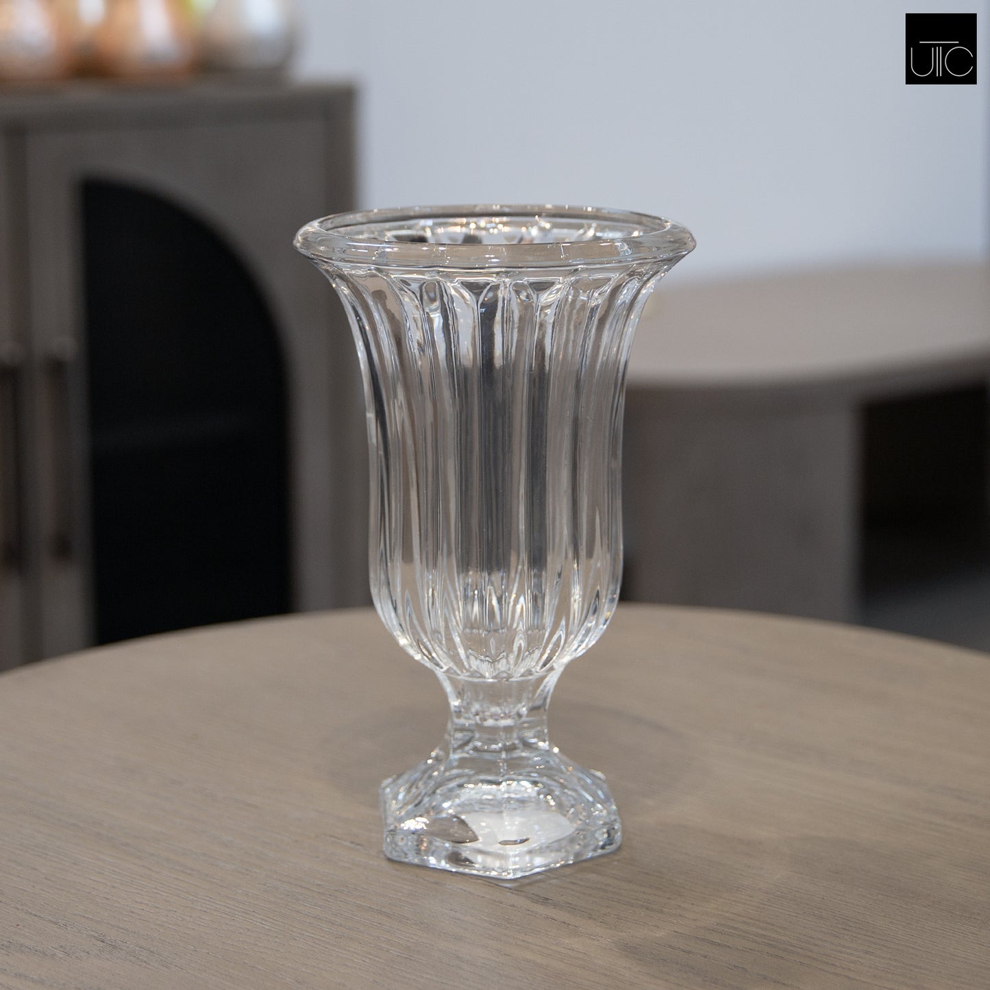 Femi Machine-Made Glass Urn Vase