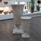 Misu Classic Fiberglass Urn Planter with Pedestal