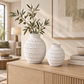 Inès Layered Textured Ceramic Vase