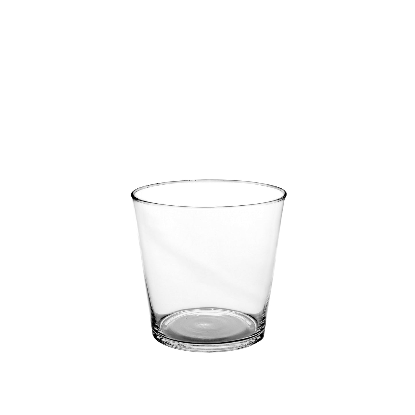 Glass Vase Eye-V shape-Urban Trends Collection-Clear-Small-Urban Trends Collection