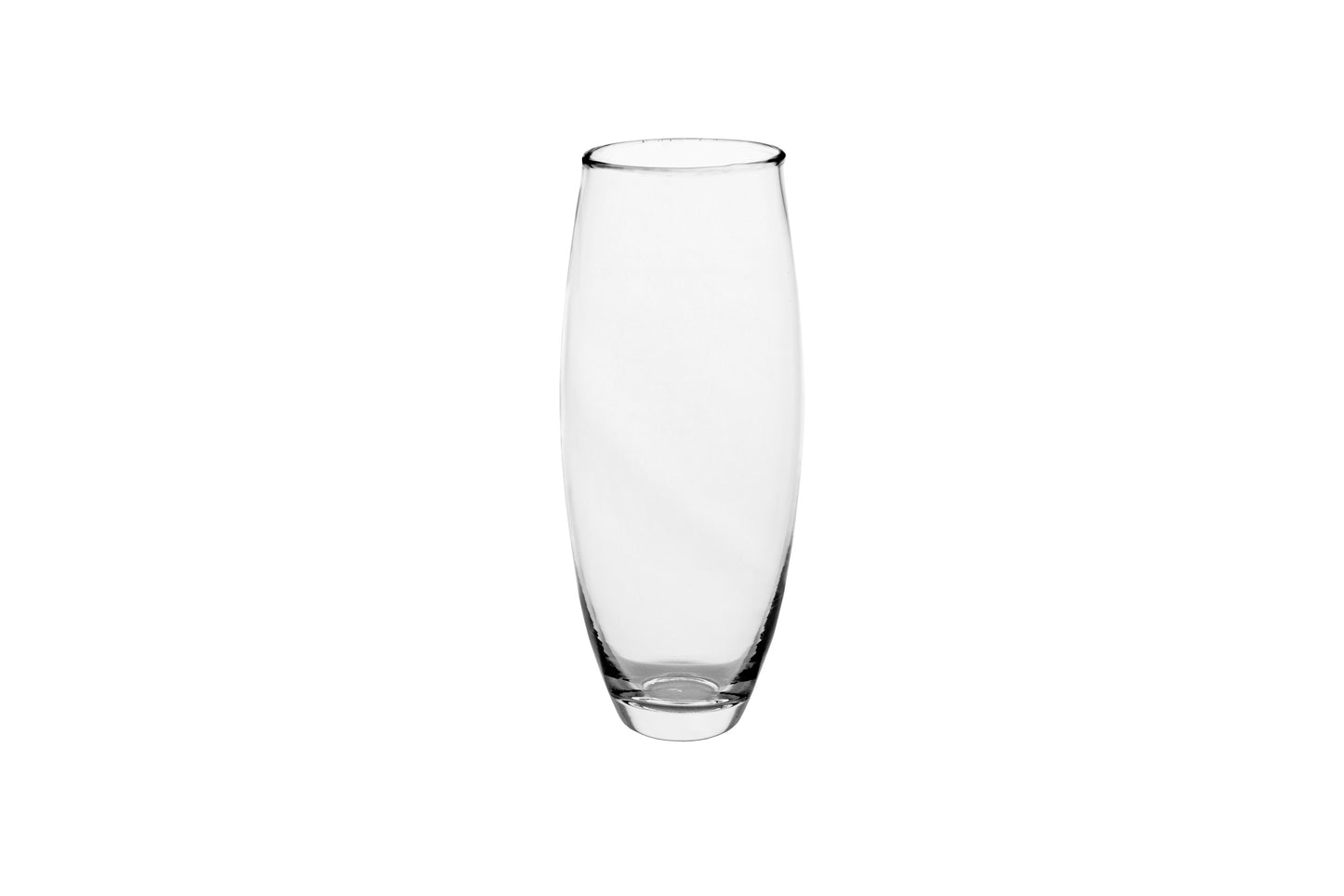 Glass Vase Bullet Shape Clear-Urban Trends Collection-Clear-Large-Urban Trends Collection