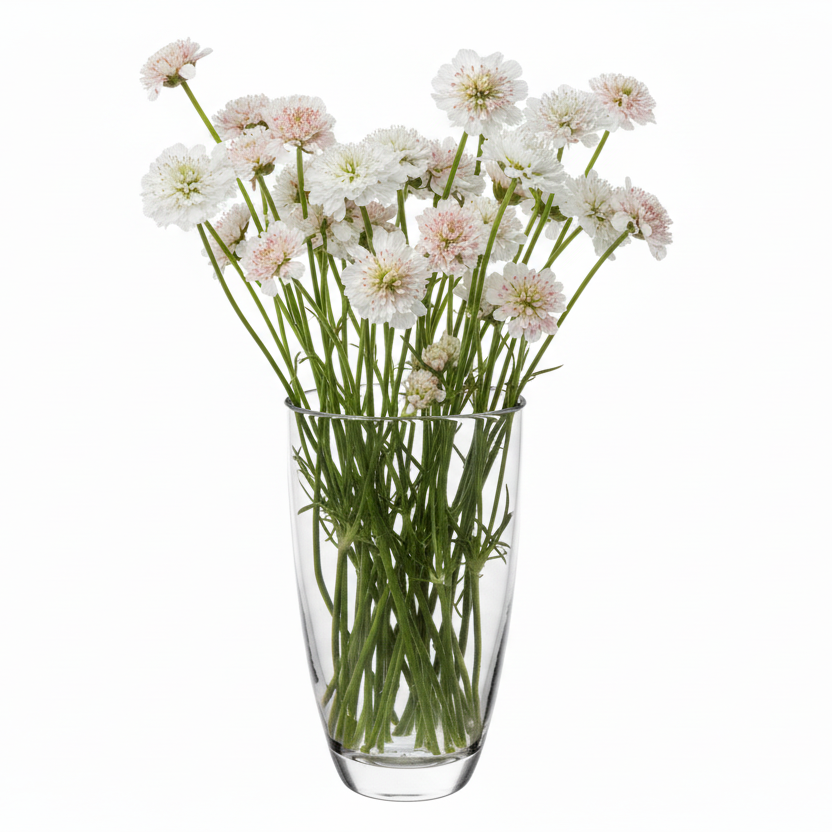 Prisma Clear Glass Cone Cup Vase