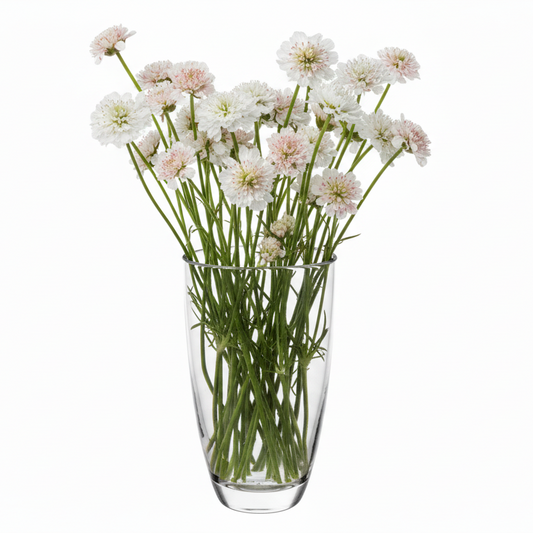 Prisma Clear Glass Cone Cup Vase