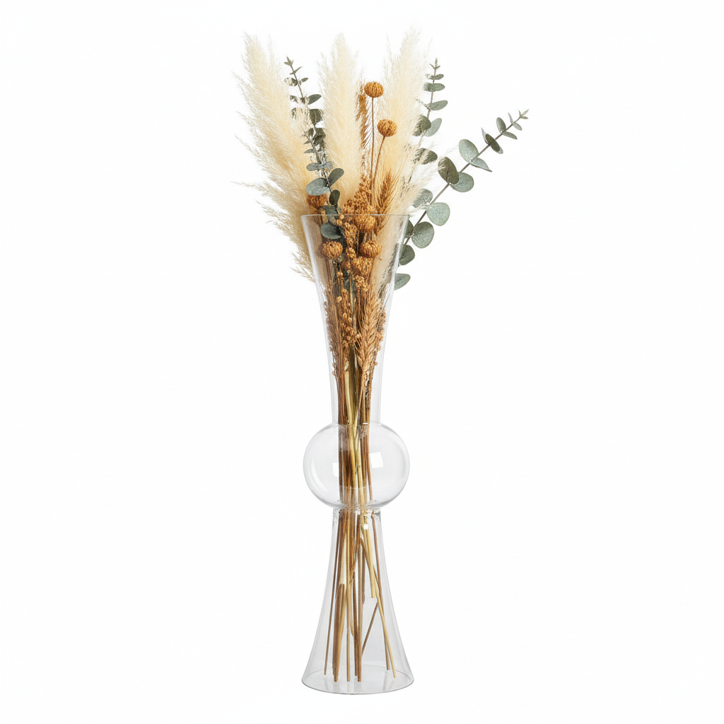 Hadriel Double Trumpet Glass Vase