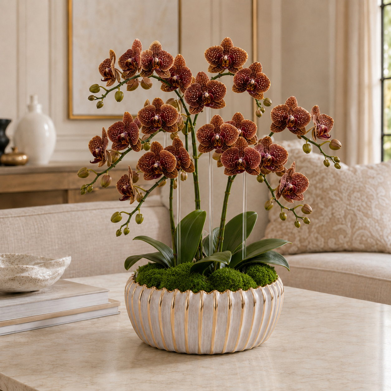 Shams Ribbed Ceramic Bowl