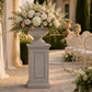 Pavion Low Classic Cement Urn Vase
