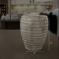 Zane Ribbed Cement Planter