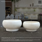Terracotta Mushroom Compote Planter Washed Finish