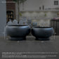 Terracotta Mushroom Compote Planter Washed Finish
