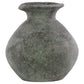 Neena Terracotta Bellied Round Flower Vase with Uneven Lips