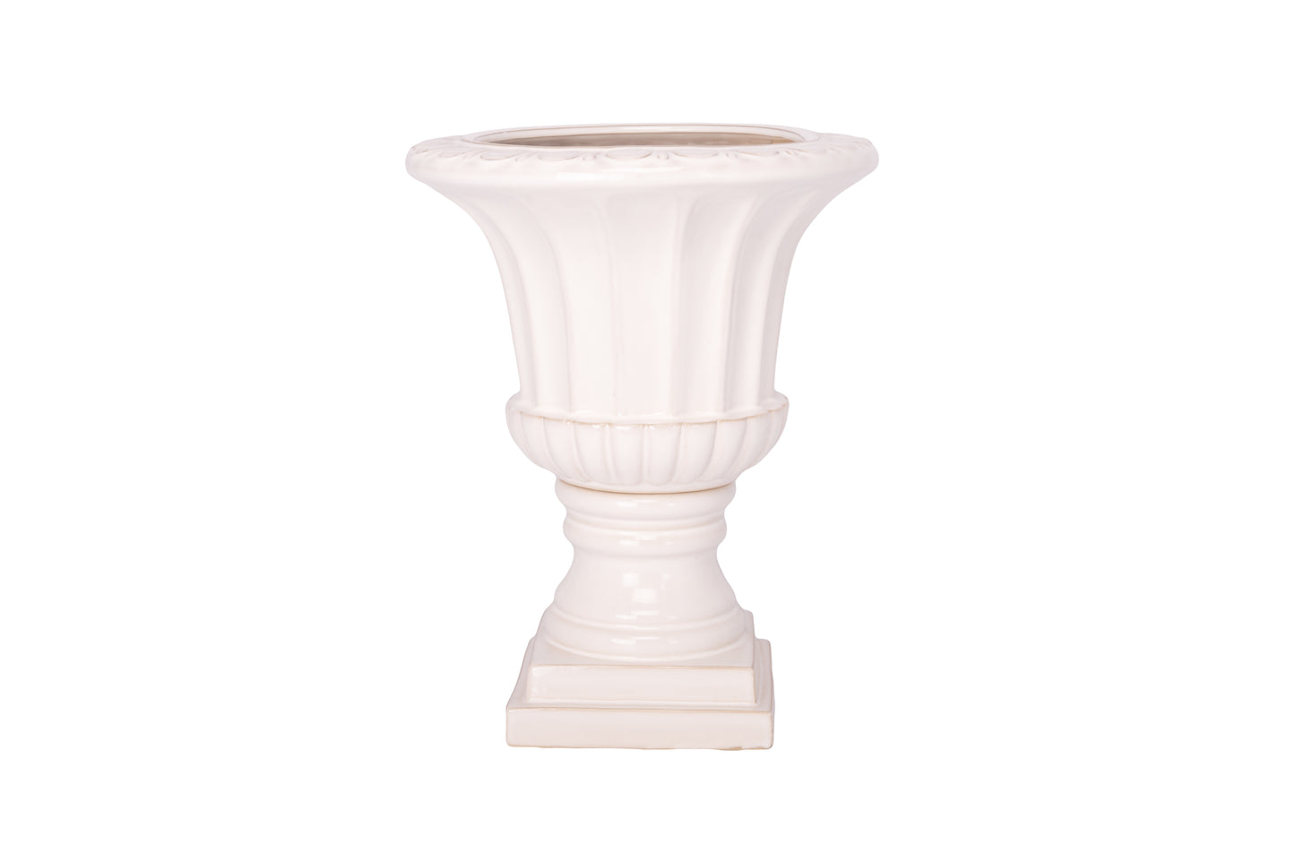 Stoneware Pot Off White
