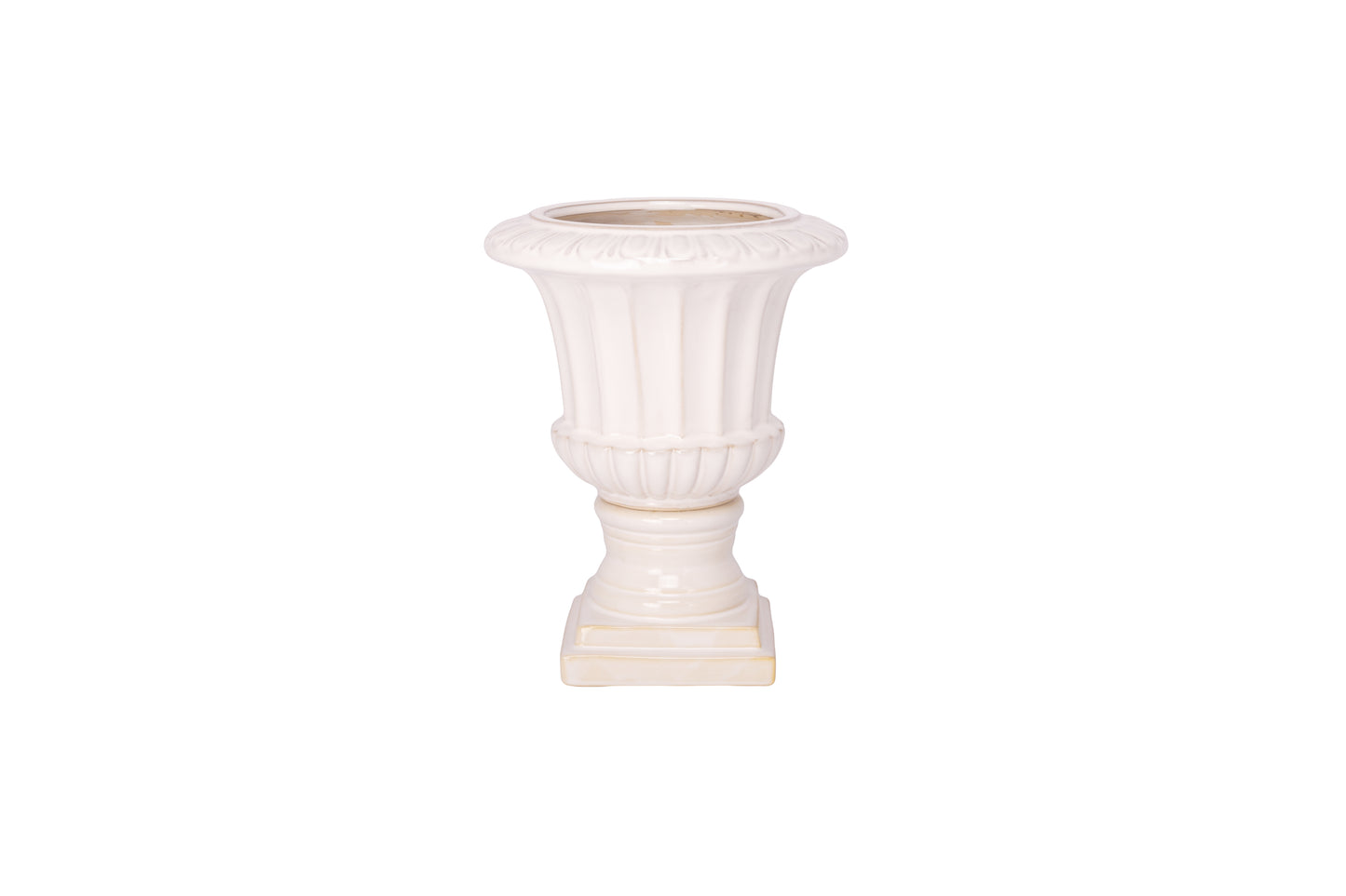 Stoneware Pot Off White