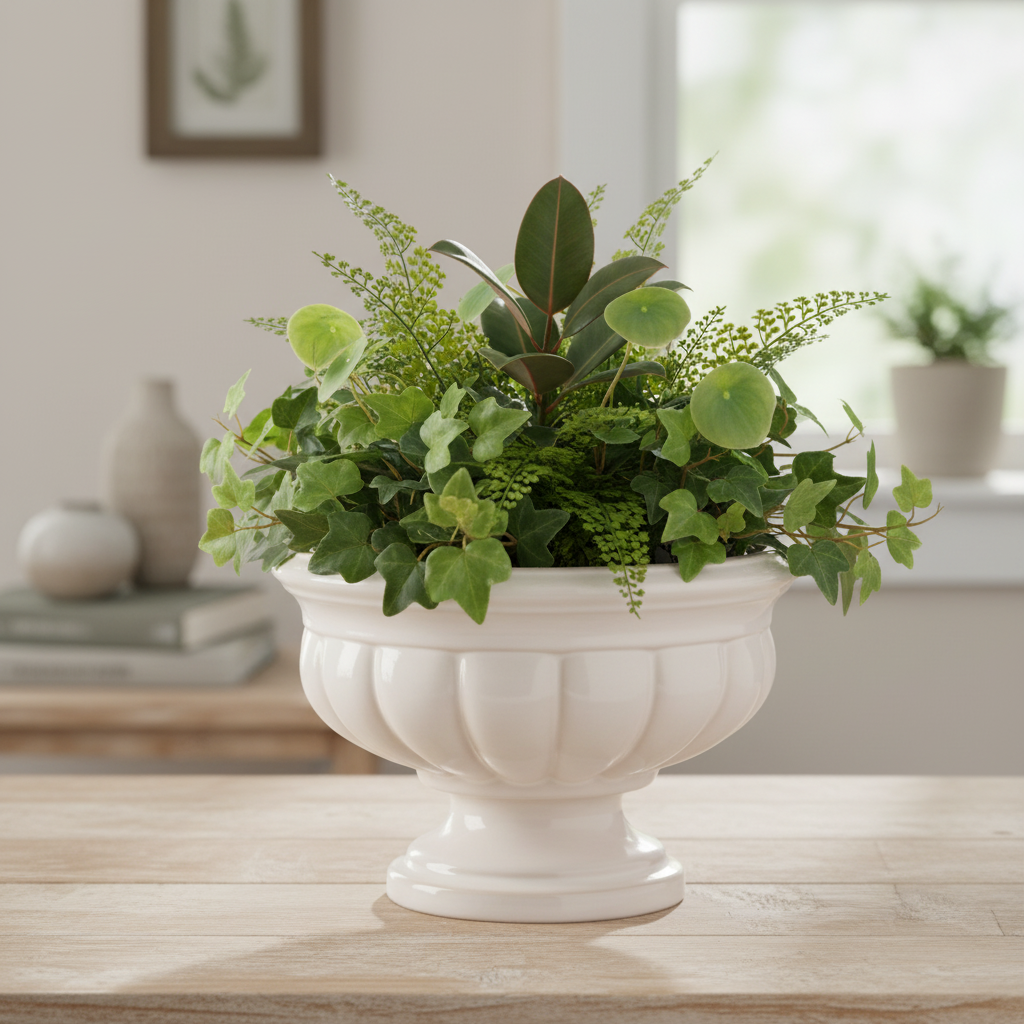 Anne Stoneware Decorative Pot