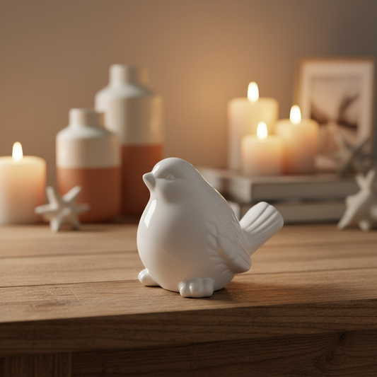 Nya Ceramic Bird Figurine