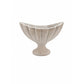 Cement Compote Bowl On Stand Concrete Finish Gray