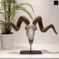 Alvryn Polyresin Goat Head Decor
